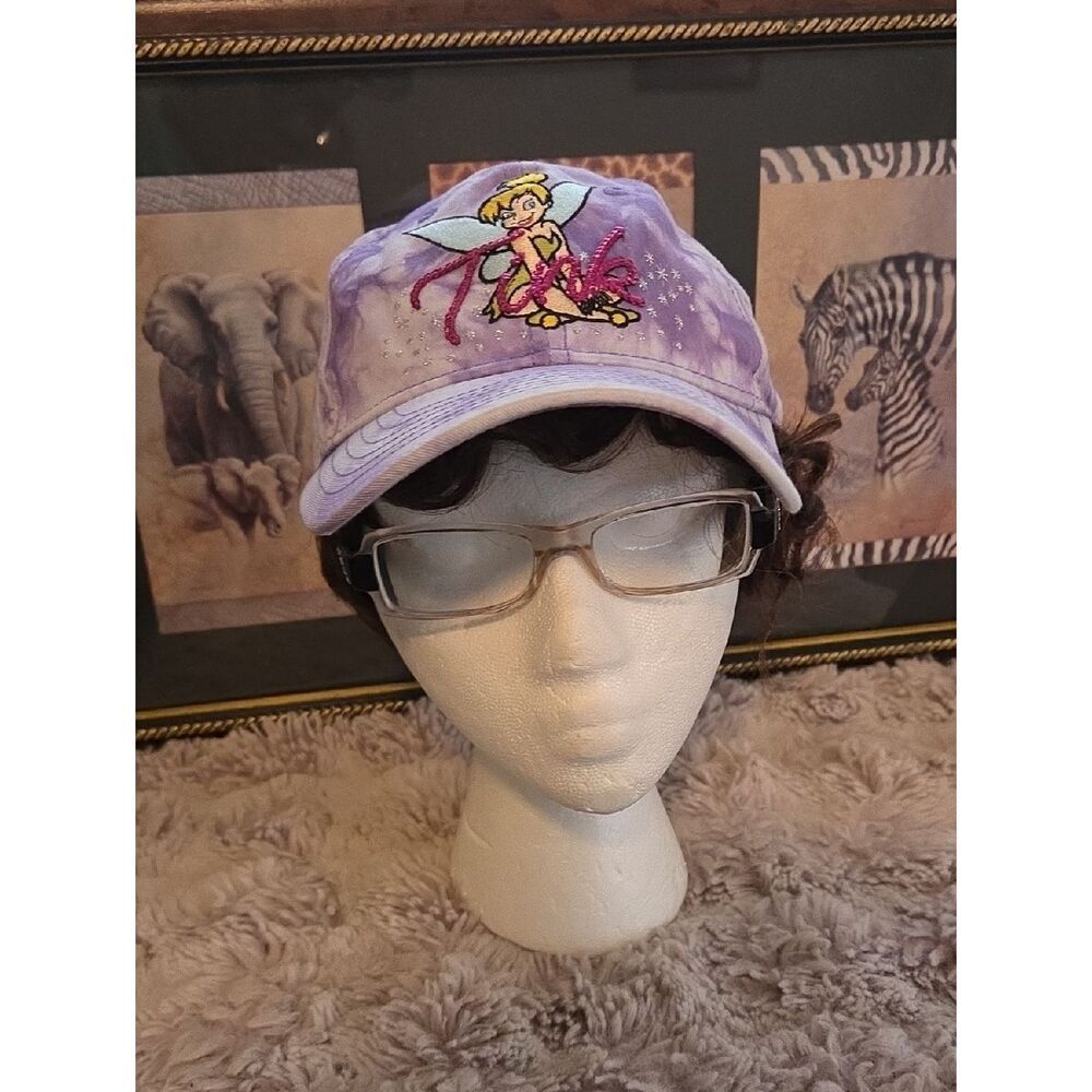 Disney Tinker Bell Purple Tie-Dye Kids Baseball Cap